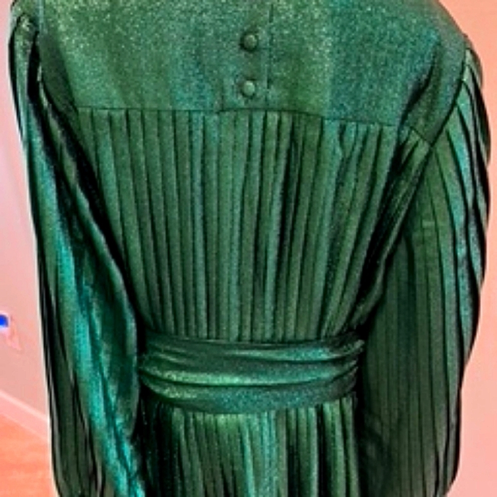 Marc Jacobs Emerald Green Runway Dress from Fall 2019 - Picture 12 of 16